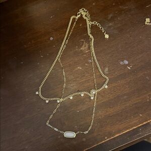 Kendra Scott layered necklaces